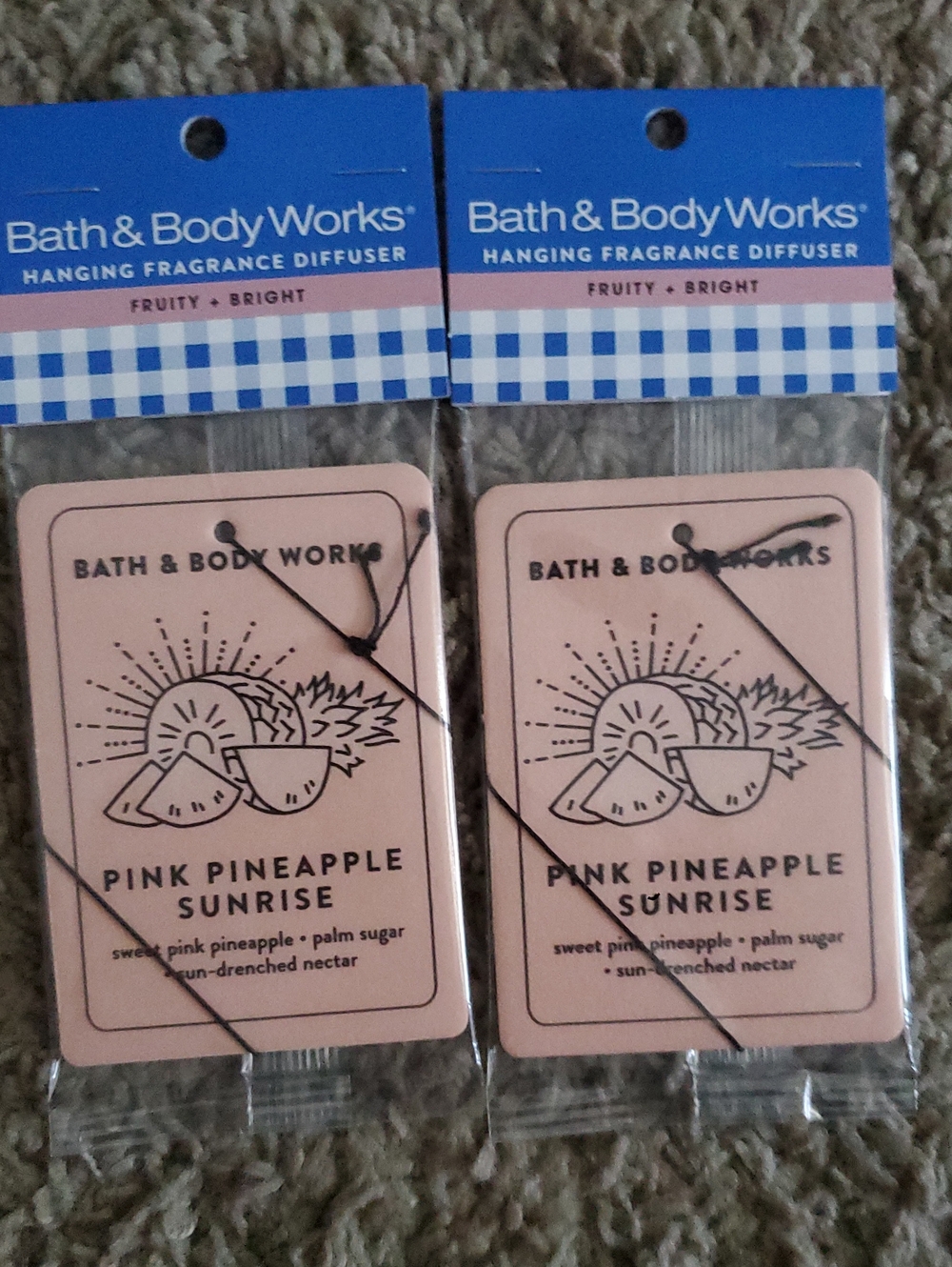 Bath & Body Works Pink Pineapple Sunrise Car Refesher